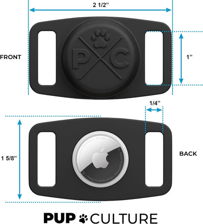 Airtag-Compatible Dog Collar | Durable and Protective Holder for Apple Airtag Technology - Ideal for Dogs and Cats